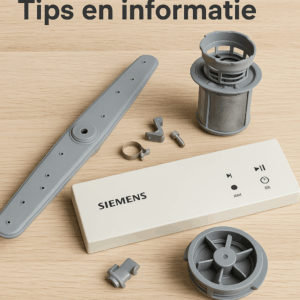 Onderdelen voor Siemens vaatwasser kopen tips en informatie